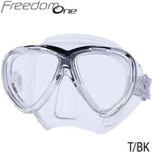 TUSA Snorkelmasker Duikbril Freedom One - M-211-T - transparant/transparant