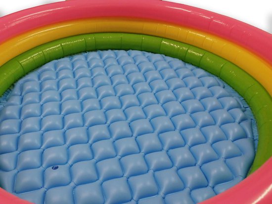 Opblaasbaar Kinderzwembad Regenboog - Opblaasbaar Badje voor in de Tuin | bol.com