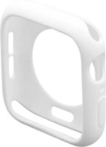 Cover - Case - Geschikt voor Apple Watch Series 40mm - Wit - Armor Hoesje
