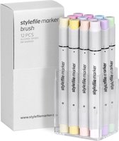 Stylefile Twin Marker Brush 12er Pastel set