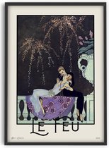 Vintage George Barbier Art - Le Feu - 50x70 cm - Art Poster - PSTR studio