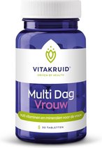 Vitakruid Multi Dag Vrouw Voedingssuplement - 30 tabletten