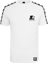 Starter Heren Tshirt -M- Starter Logo Taped Wit