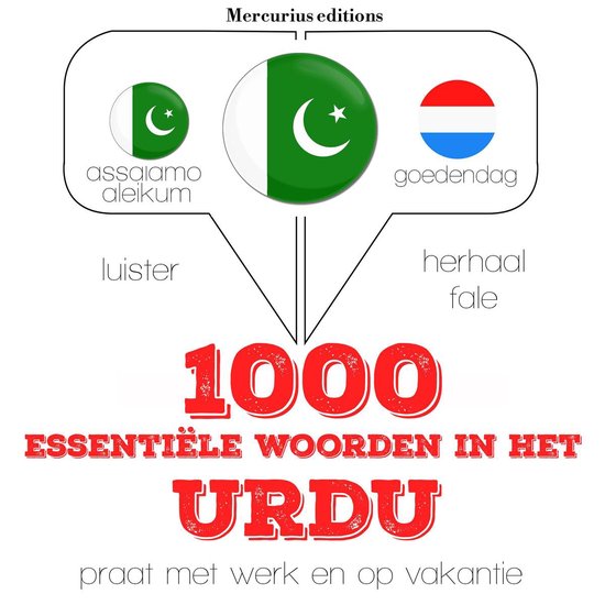 1000 essentiële woorden in het Urdu - cover