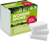 20x Wonderspons |Schoonmaakspons | IMPROV | Melamine Spons | Magic Sponge | Magische spons | Keukenspons | Keuken spons|