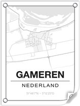 Tuinposter GAMEREN (Nederland) - 60x80cm