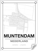 Tuinposter MUNTENDAM (Nederland) - 60x80cm