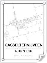 Tuinposter GASSELTERNIJVEEN (Drenthe) - 60x80cm