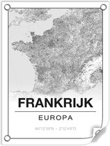 Tuinposter FRANKRIJK (Europa) - 60x80cm