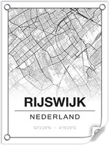 Tuinposter RIJSWIJK (Nederland) - 60x80cm