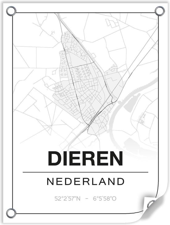 Tuinposter DIEREN (Nederland) - 60x80cm