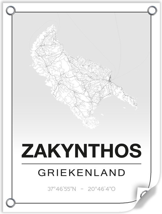 Tuinposter ZAKYNTHOS (Griekenland) - 60x80cm