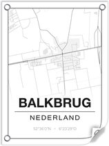 Tuinposter BALKBRUG (Nederland) - 60x80cm