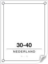 Tuinposter TIENEN (Vlaams Brabant) - 60x80cm