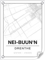 Tuinposter NEI-BUUN'N (Drenthe) - 60x80cm