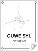 Tuinposter OUWESYL (Fryslân) - 60x80cm