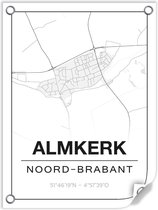 Tuinposter ALMKERK (Noord-Brabant) - 60x80cm