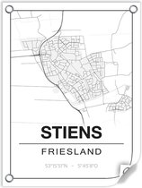 Tuinposter STIENS (Friesland) - 60x80cm