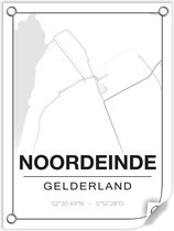 Tuinposter NOORDEINDE (Gelderland) - 60x80cm