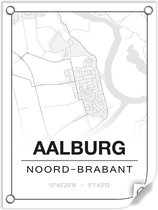 Tuinposter AALBURG (Noord-Brabant) - 60x80cm