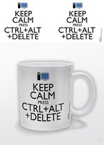 Keep Calm Ctrl Alt Delete Ceramic Mug