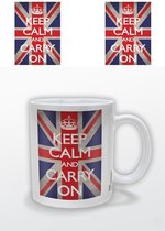 Keep Calm Carry On Union Jac Ceramic Mug