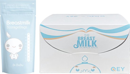 120 Stuks - Moedermelk Bewaarzakjes - Borstvoeding zakjes - Dr. DuDu (BPA Vrij)