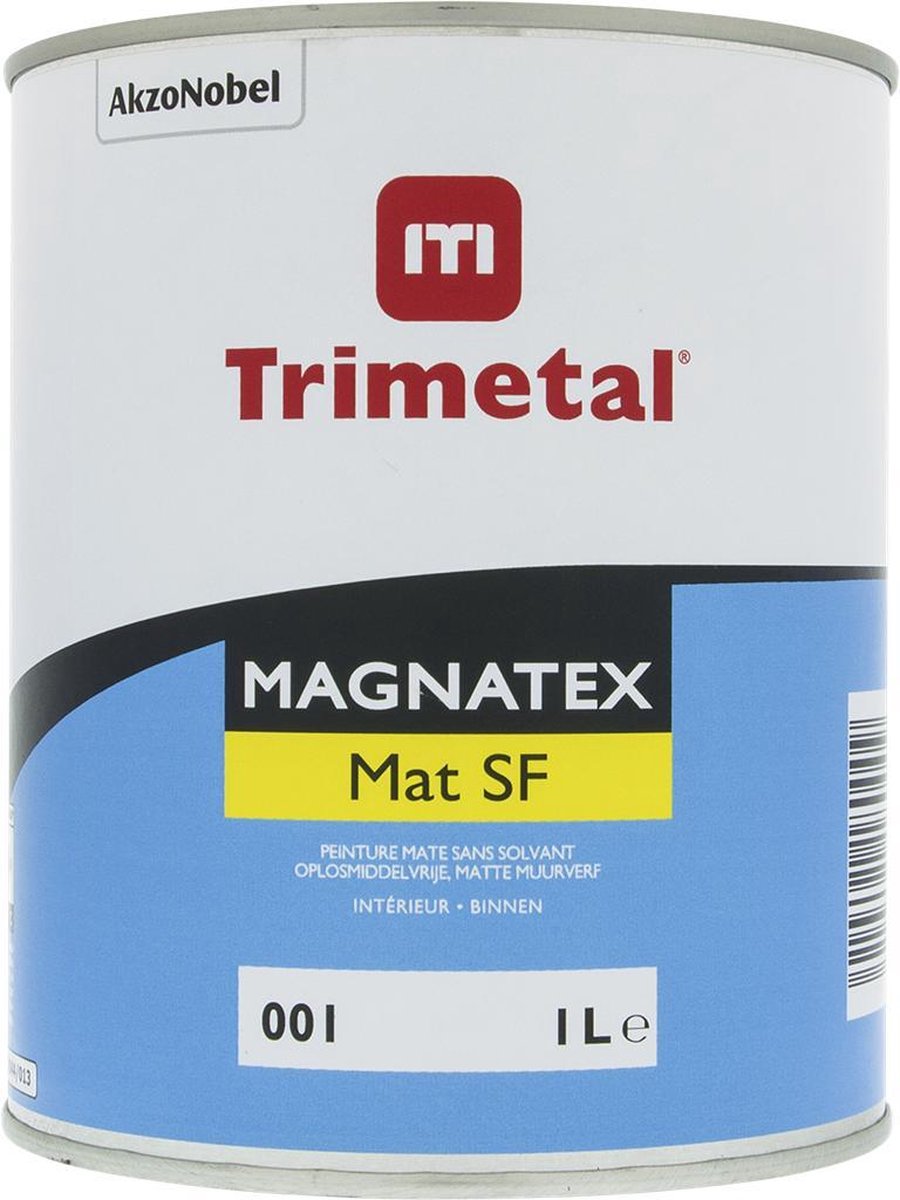Pidgin De lucht gevaarlijk Trimetal MAGNATEX MAT SF 1L WIT | bol.com