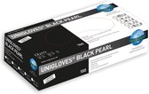 Unigloves Nitril handschoenen BLACK Pearl / ZWART MAAT S - voor zorg- en contactberoepen (Top kwaliteit)