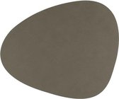 LIND DNA - Dinner Mat Curve - Placemat 37x44cm Nupo Army Green