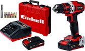 EINHELL TE-CD 18/40 Li Kit 2.0 Ah, Accu Boor-/Schroefmachine, 2 accu's, Power X-Change