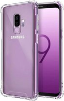 Extra stevige Cover voor Samsung Galaxy S9 | Siliconen Hoesje met Versterkte Rand Shockproof Transparant Doorzichtig | TPU Gel Soft case | Back Cover