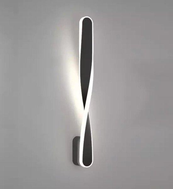 Drayn - Moderne Wandlamp - LED - Mat Zwart | bol.com