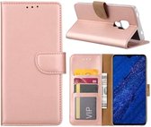 Bookcase Geschikt voor: Huawei Mate 20 Pro - Rose Goud - portemonnee hoesje