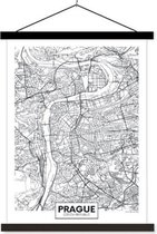 Schoolplaat City Map Praag - 60xH90 cm