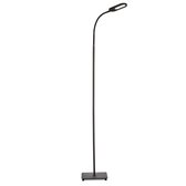 B.K.Licht - Lampadaire - lampadaire LED - design - dimmable - noir - lampadaire salon - orientable - intensité - réglable - module LED - 8W