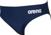 Arena Boys Solid Brief Kinder Sportzwembroek - Navy/White - 1/2 Jaar