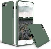 HB Hoesje Geschikt voor Apple iPhone 7 Plus & 8 Plus Groen - Siliconen Back Cover