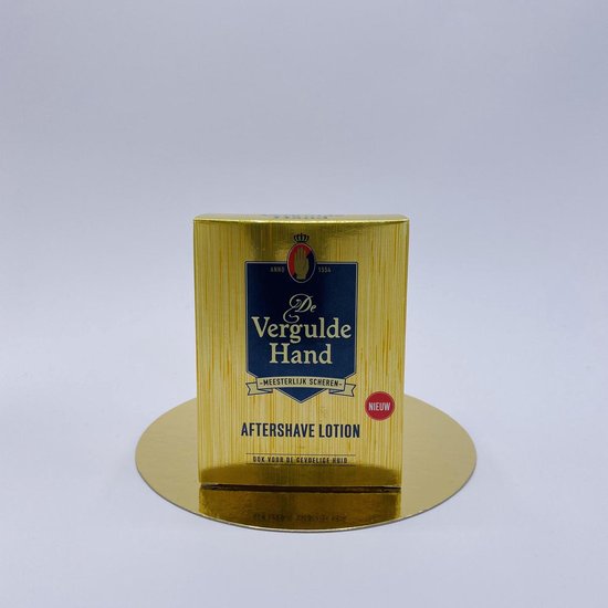 Cadeau voor man Vergulde Hand Scheerschuim Aftershave lotion Aluin blok  en... | bol.com