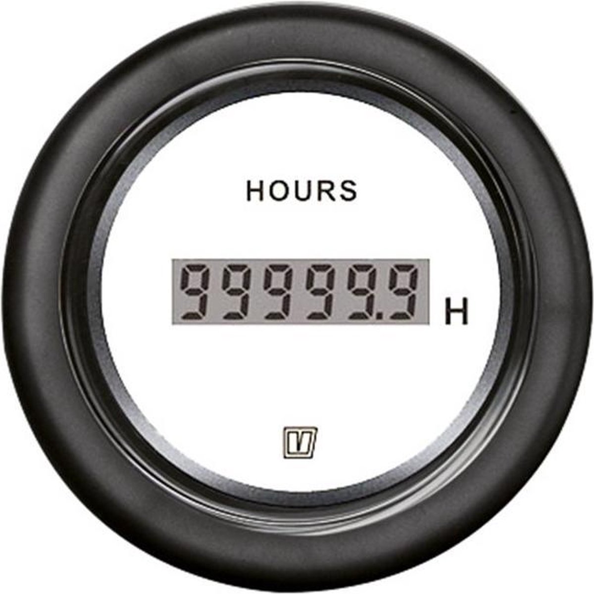 VETUS HOURCW witte Urenteller 12/24V