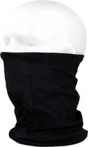 Morf sjaal zwart voor motorrijders - Hals mond neus bandana / doek - Anti stof wrap voor gezicht