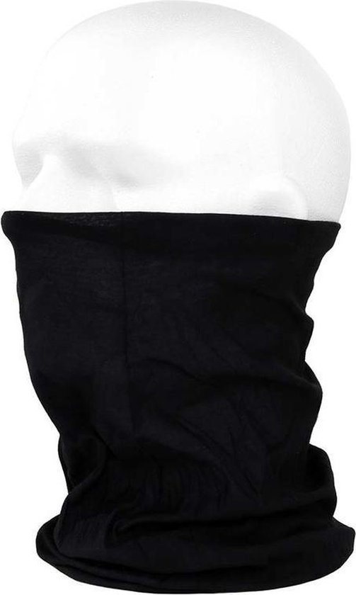 Morf sjaal zwart voor motorrijders - Hals mond neus bandana / doek - Anti  stof wrap... | bol.com