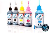 Geschikt Inkt Epson XP540 navulinkt inktflesjes 5x100 ml Smart Ink Huismerk