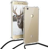 Telefoonhoes met koord voor Huawei P8 Lite 2017 telefoontasje crossbody