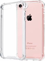 Transparant Tpu Backcase Hoesje met versterkte randen voor iPhone SE (2020)