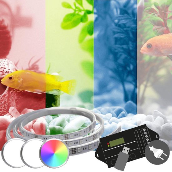 Aquarium verlichting Time Controller set 'Basic Plus' < 50cm | bol.com