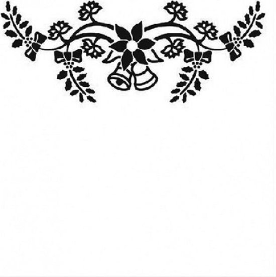 Embossing folder Christmas Nellie Snellen EFE 013 Christmas Bells