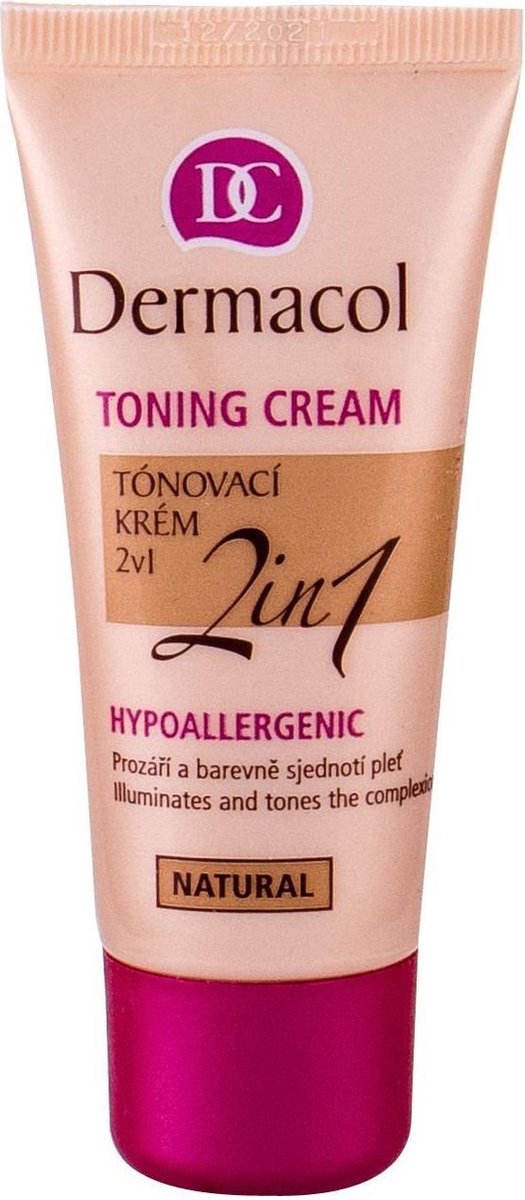 Dermacol - Toning Cream 2 in 1 Toning Cream 30 ml Eye Shadow Natural -