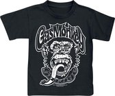 Gas Monkey Logo Jongens T-shirt maat 5-6 jaar (106 - 116)