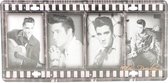 Wandbord – Mancave – Elvis Presley – Vintage - Retro -  Wanddecoratie – Reclame bord – Restaurant – Kroeg - Bar – Cafe - Horeca – Metal Sign – Portret fotos - 15x30cm